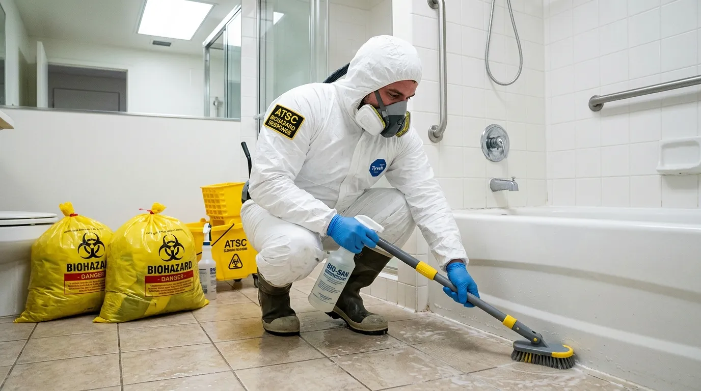 Decontamination equipment deployed for Blood Cleanup in Ridgewood